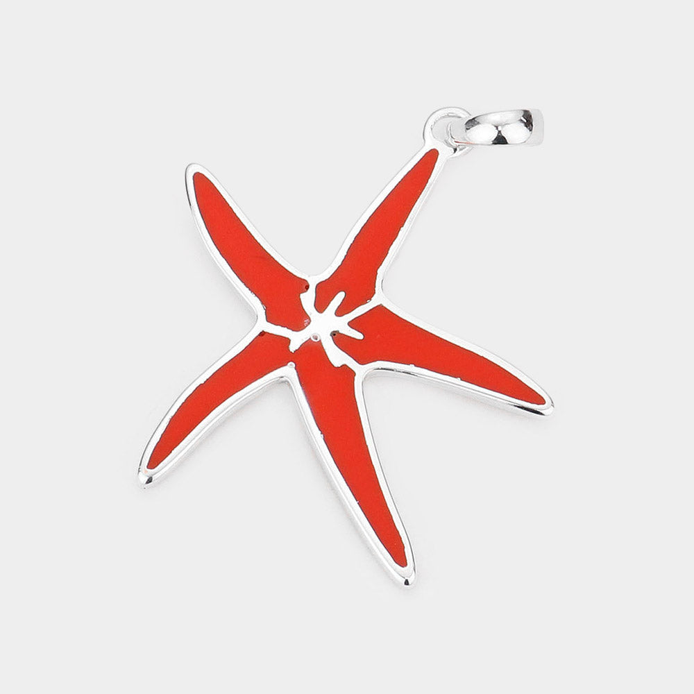 iLLASPARKZ Enamel Starfish Pendant Set