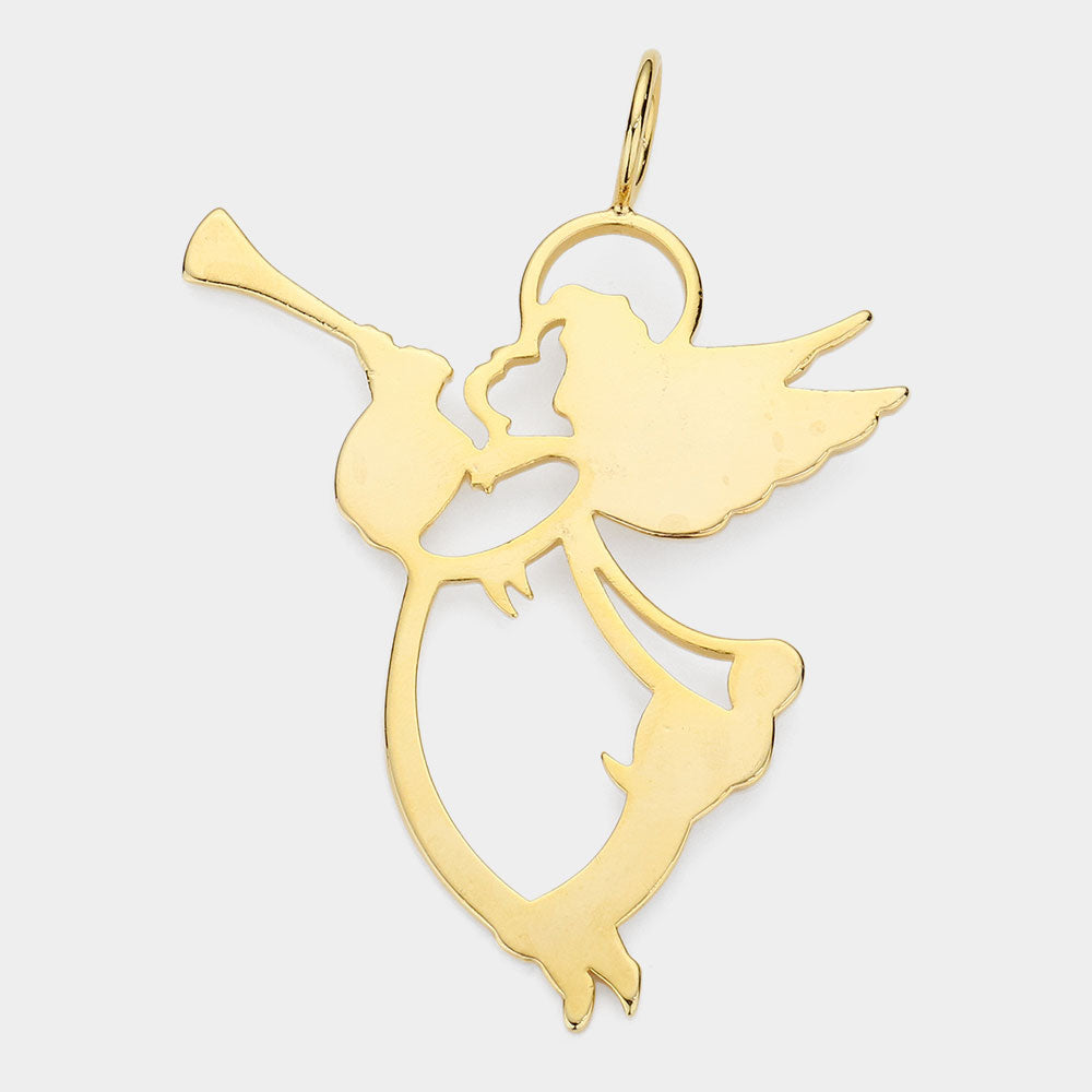 iLLASPARKZ Cut Out Metal Angel Pendant