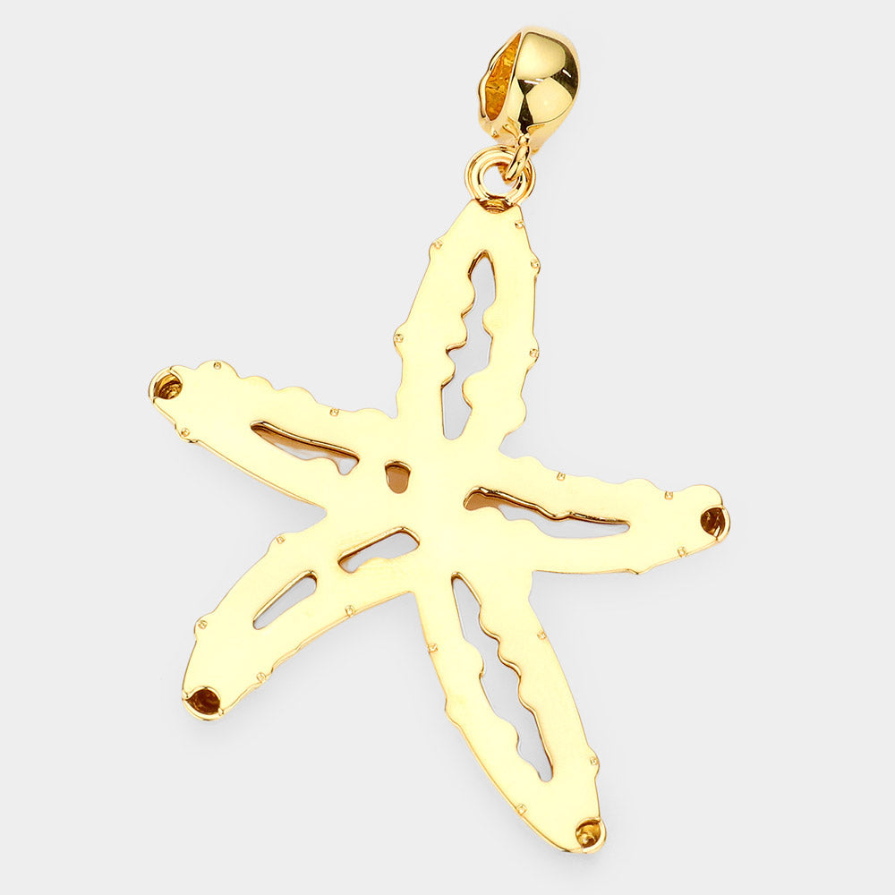 iLLASPARKZ Bubble Detailed Metal Starfish Pendant