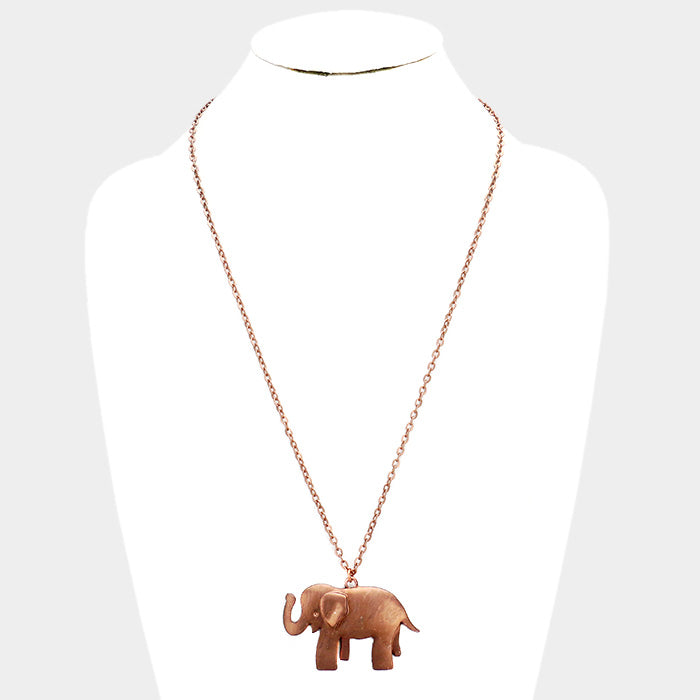 iLLASPARKZ Elephant pendant long necklace