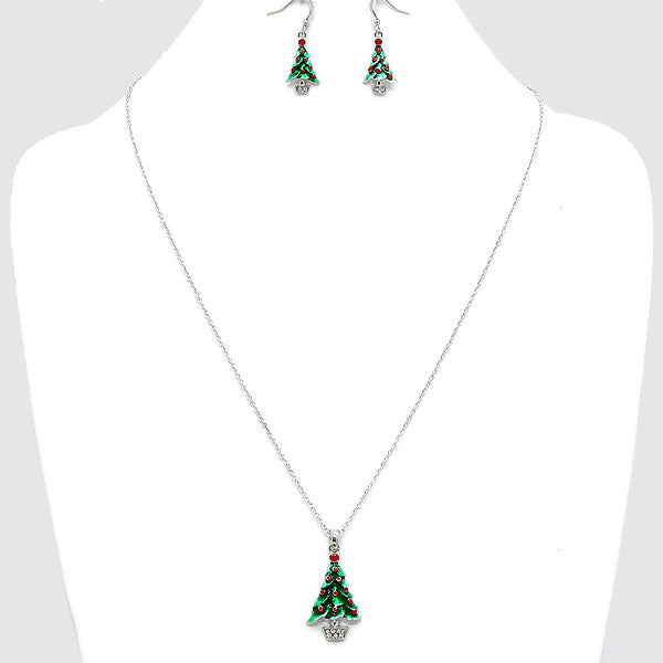 iLLASPARKZ Christmas Tree Pendant Necklace