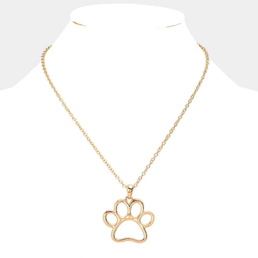 iLLASPARKZ Metal Open Paw Pendant Necklace