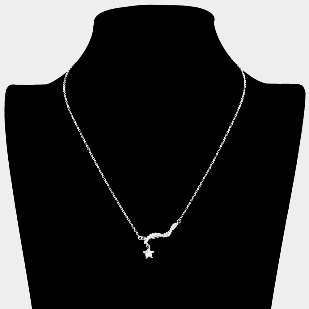 iLLASPARKZ CZ Star Accented Pendant Necklace