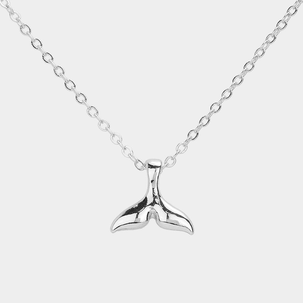 iLLASPARKZ Metal Whale Tale Pendant Necklace