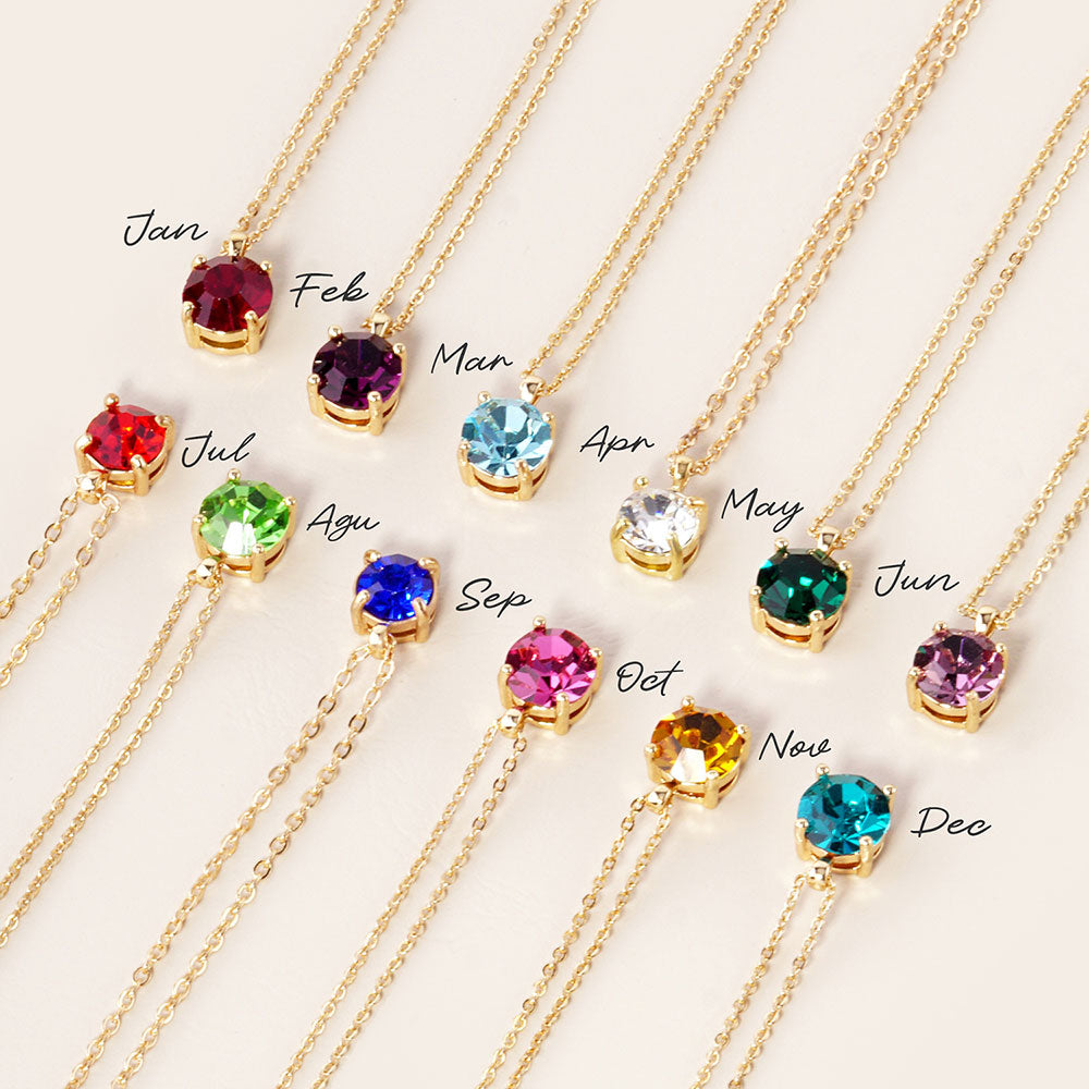 iLLASPARKZ August - Birthstone Pendant Necklace