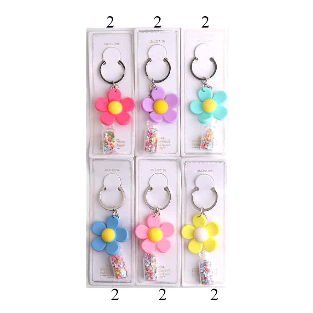 iLLASPARKZ 12PCS - Flower Keychains