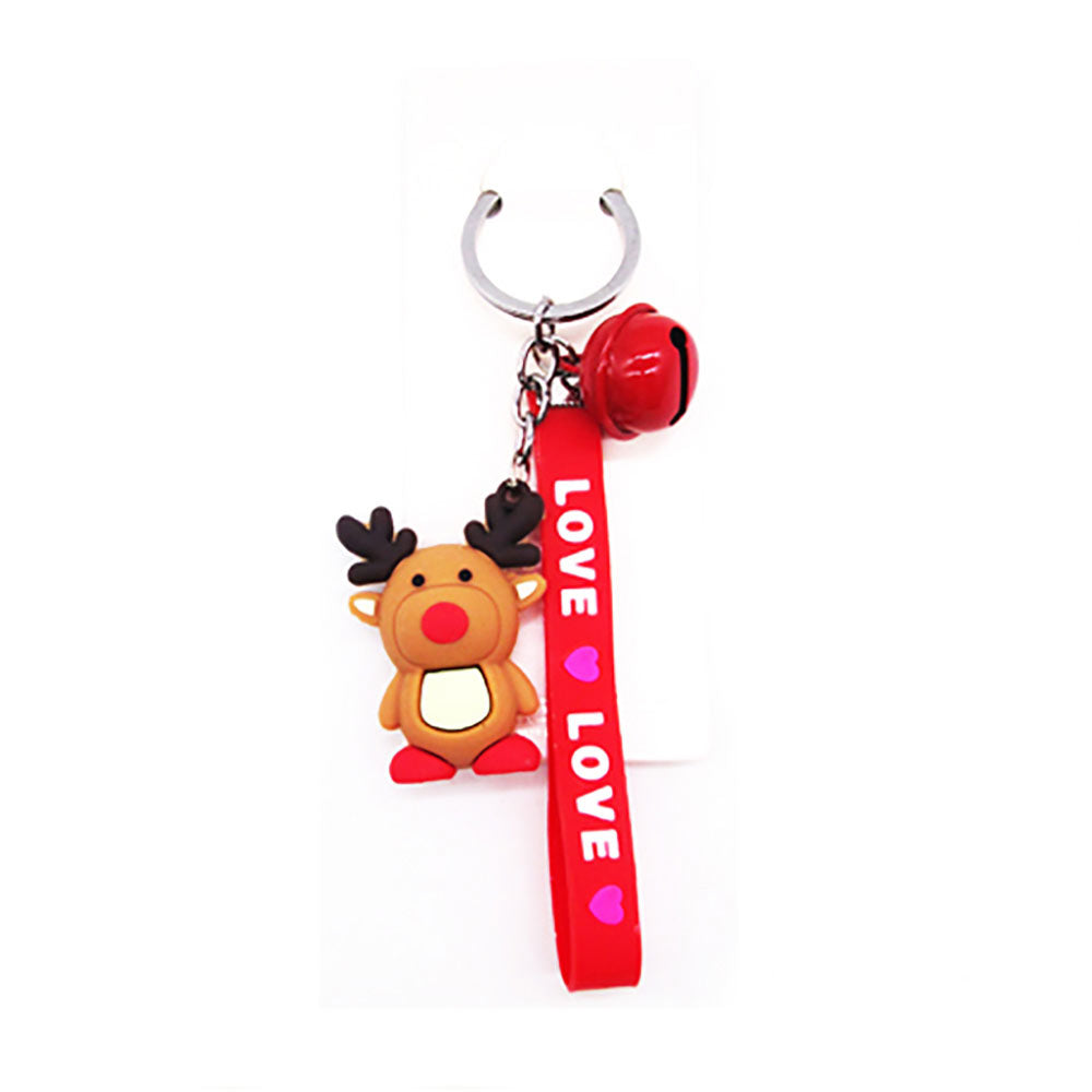 iLLASPARKZ 12PCS - Christmas Cute Characters Love Key Chains