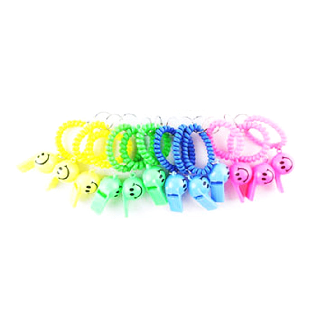 iLLASPARKZ 12PCS - Smile Whistle Keychains