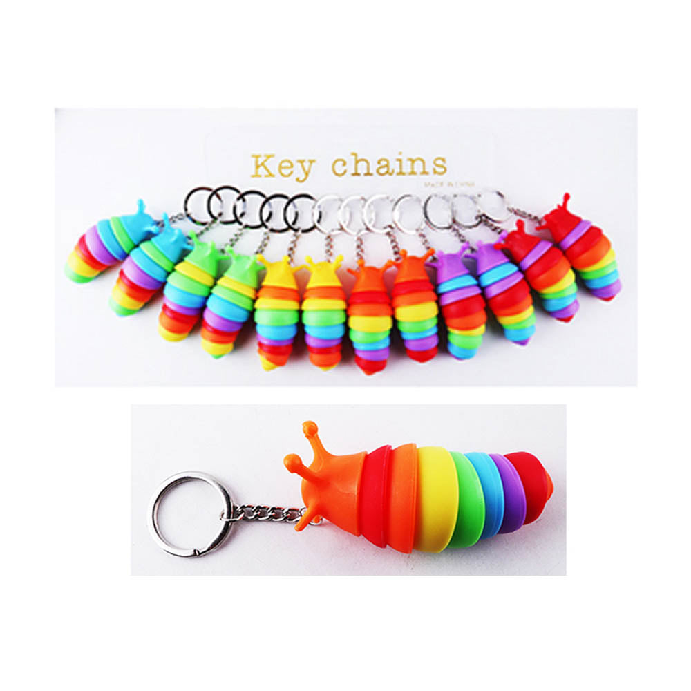 iLLASPARKZ 12PCS - Larva Keychains