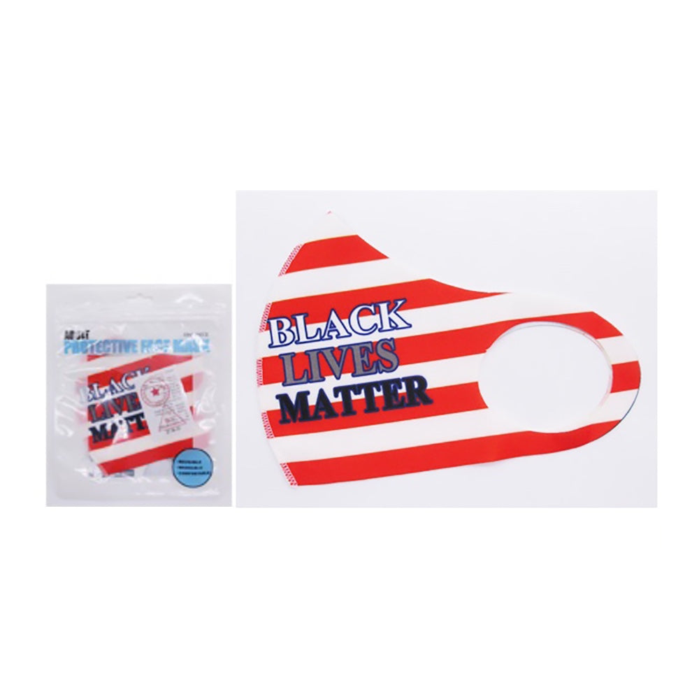 iLLASPARKZ 12PCS - USA Flag Black Lives Matter Print Fashion Masks