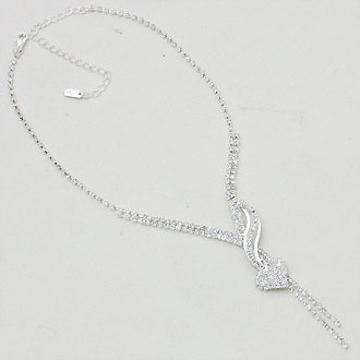 iLLASPARKZ Heart Rhinestone Necklaces