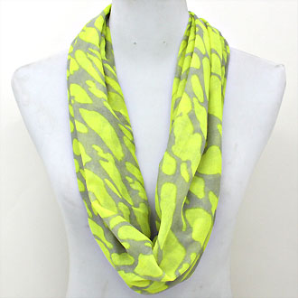 iLLASPARKZ Leopard Polyester Infinity Spring Scarf