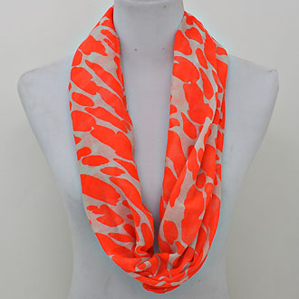 iLLASPARKZ Leopard Polyester Infinity Spring Scarf