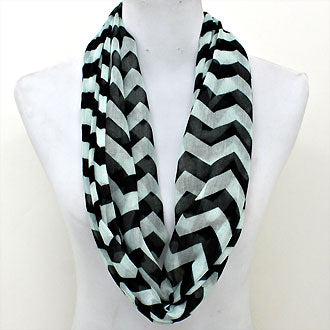 iLLASPARKZ Chevron Polyester Infinity Spring Scarf