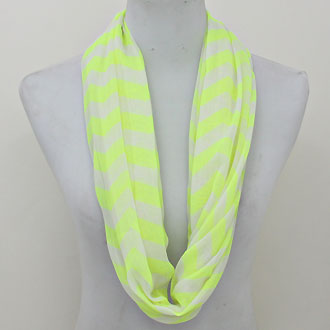 iLLASPARKZ Chevron Polyester Infinity Spring Scarf