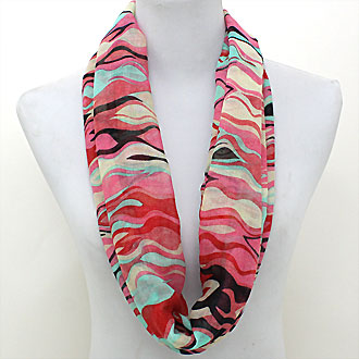 iLLASPARKZ Funky Wave Polyester Infinity Scarf