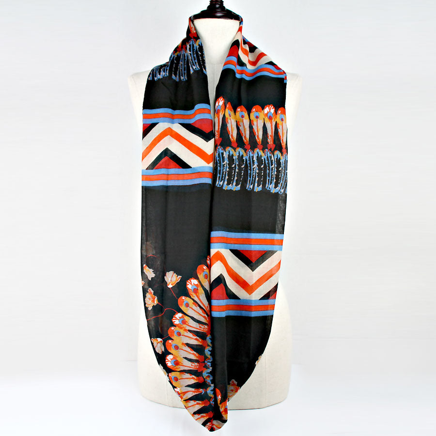 iLLASPARKZ Funky Tribal Polyester Infinity Scarf