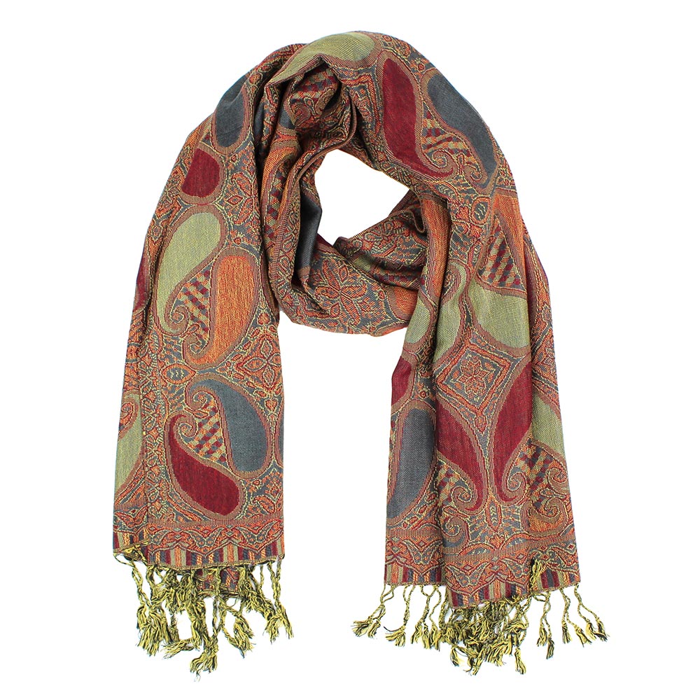 iLLASPARKZ Large Paisley Pashmina Scarf Shawl