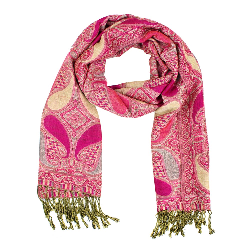 iLLASPARKZ Large Paisley Pashmina Scarf Shawl