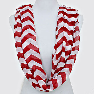 iLLASPARKZ Chevron Polyester Spring Infinity Scarf