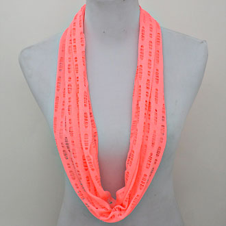 iLLASPARKZ Distressed Polyester Spring Infinity Scarf