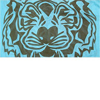 iLLASPARKZ Tiger Print Cotton Scarf