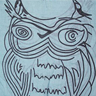 iLLASPARKZ Cotton Owl Print Scarf