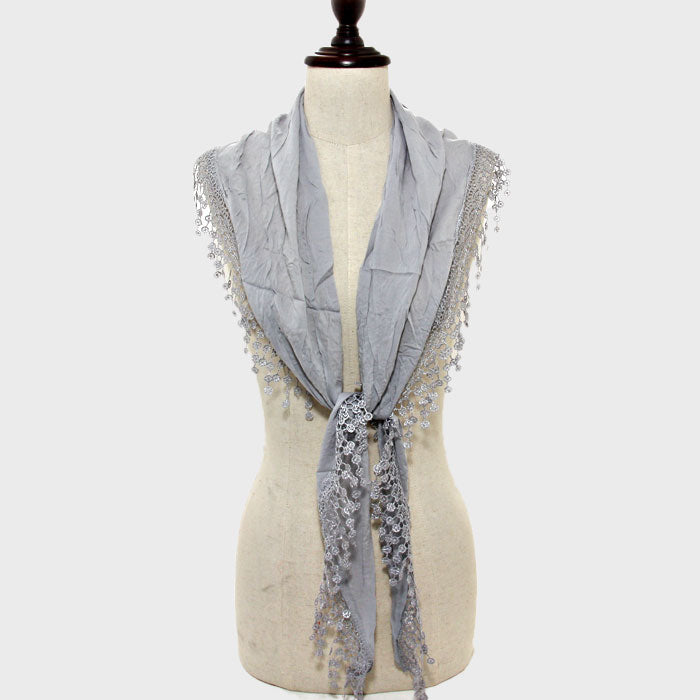 iLLASPARKZ Fringe Cotton Spring Scarf