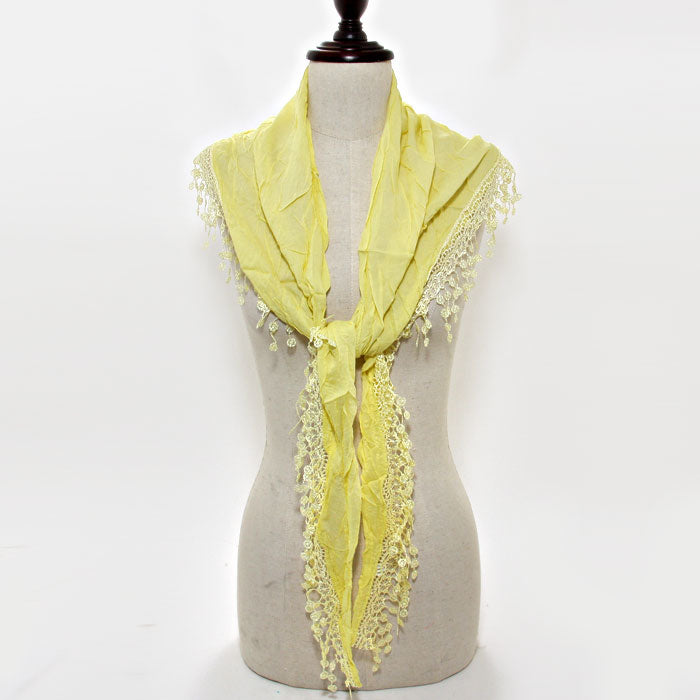 iLLASPARKZ Fringe Cotton Spring Scarf