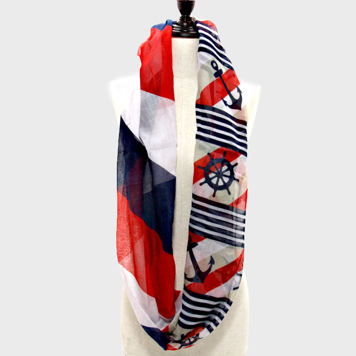 iLLASPARKZ Anchor Infinity Spring Scarf