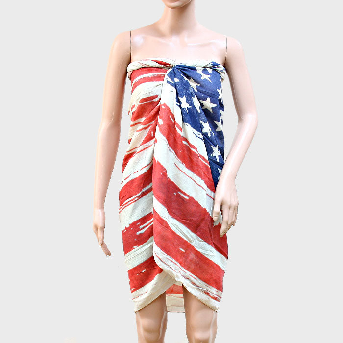 iLLASPARKZ American Flag Pareo / Scarf