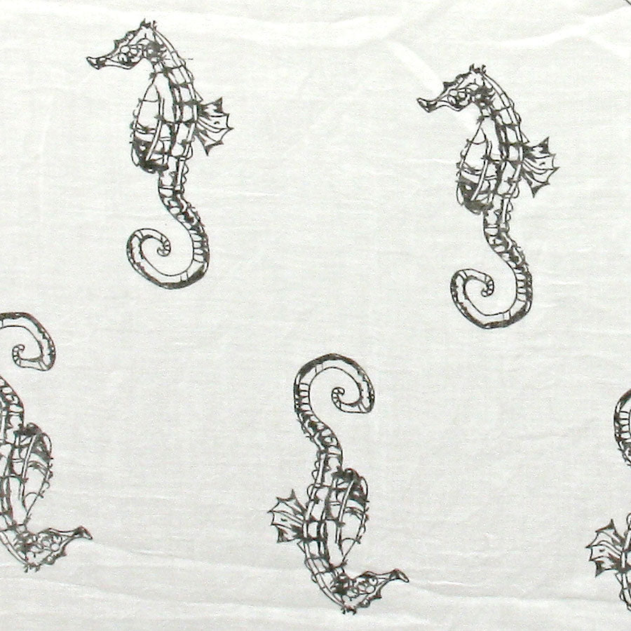 iLLASPARKZ Sea Horse Patterned Cotton Spring Scarf