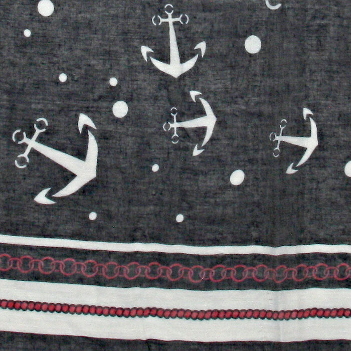 iLLASPARKZ Anchor Pattern Spring Scarf