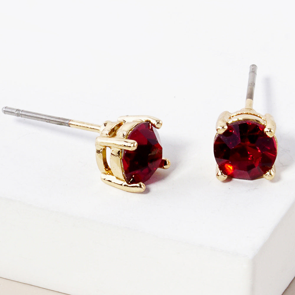 iLLASPARKZ January - Birthstone Stud Earrings