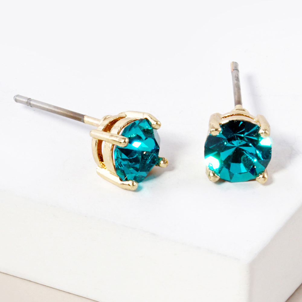 iLLASPARKZ December - Birthstone Stud Earrings