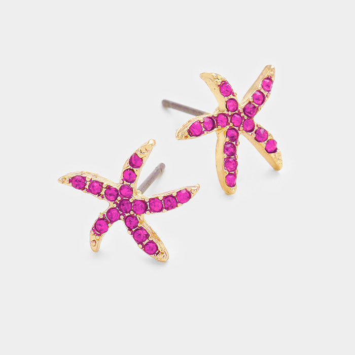 iLLASPARKZ Starfish Stud Earrings