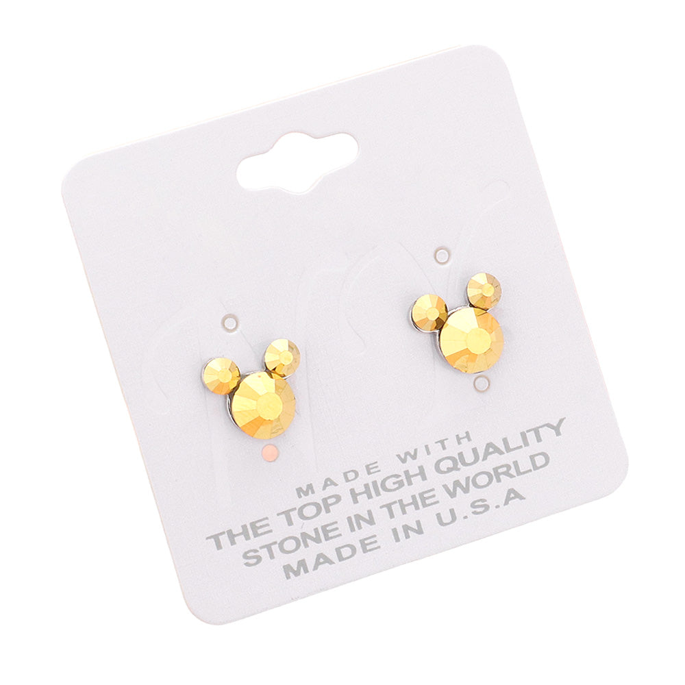 iLLASPARKZ Mouse Character Stud Earrings