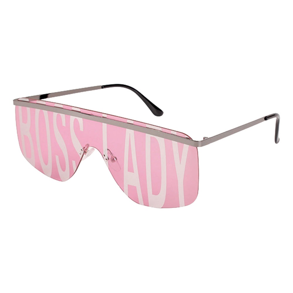 iLLASPARKZ Boss Lady Message Tinted Wayfarer Sunglasses