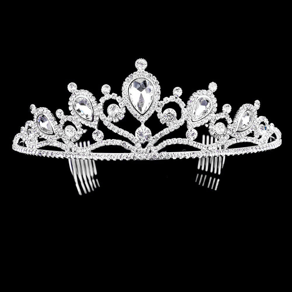 iLLASPARKZ CRYSTAL RHINESTONE TIARA