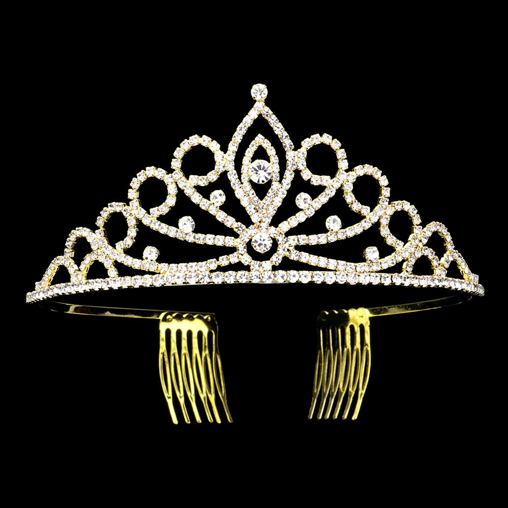 iLLASPARKZ Rhinestone Princess Tiara