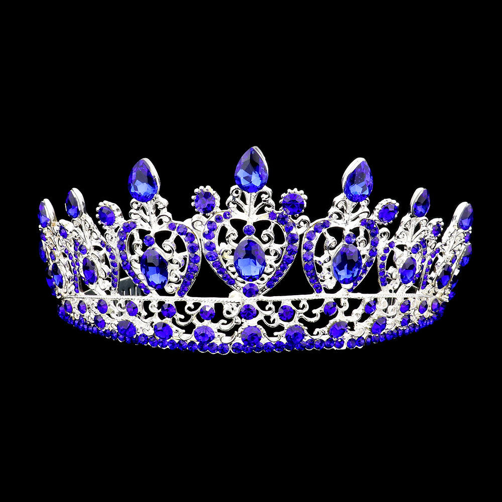 iLLASPARKZ Multi Stone Embellished Queen Tiara