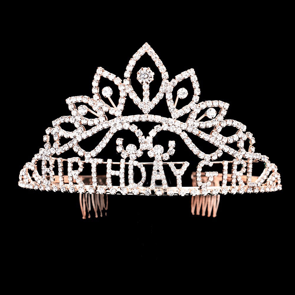 iLLASPARKZ BIRTHDAY GIRL Rhinestone Tiara