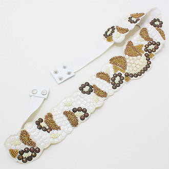 iLLASPARKZ Handmade Ornate Tribal Elastic Belt