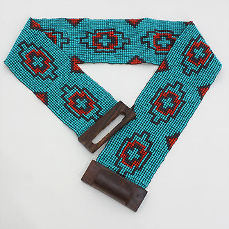 iLLASPARKZ Tribal Bead Elastic Belt