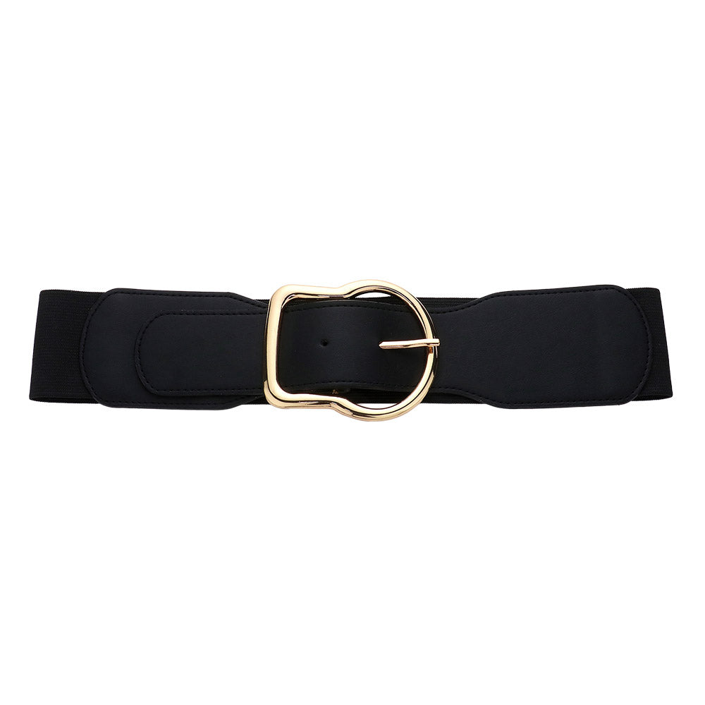 iLLASPARKZ Metal Buckle Pointed Elastic Belt