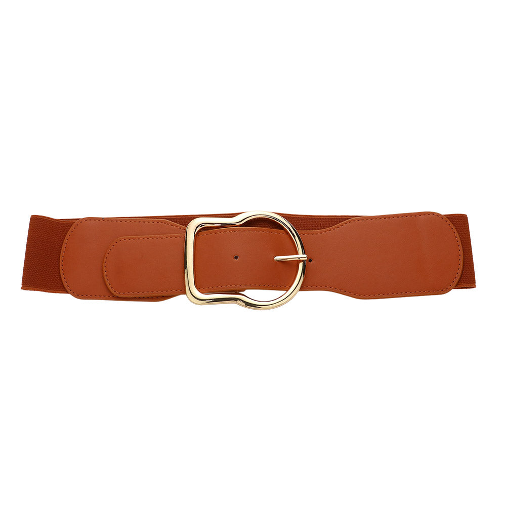 iLLASPARKZ Metal Buckle Pointed Elastic Belt