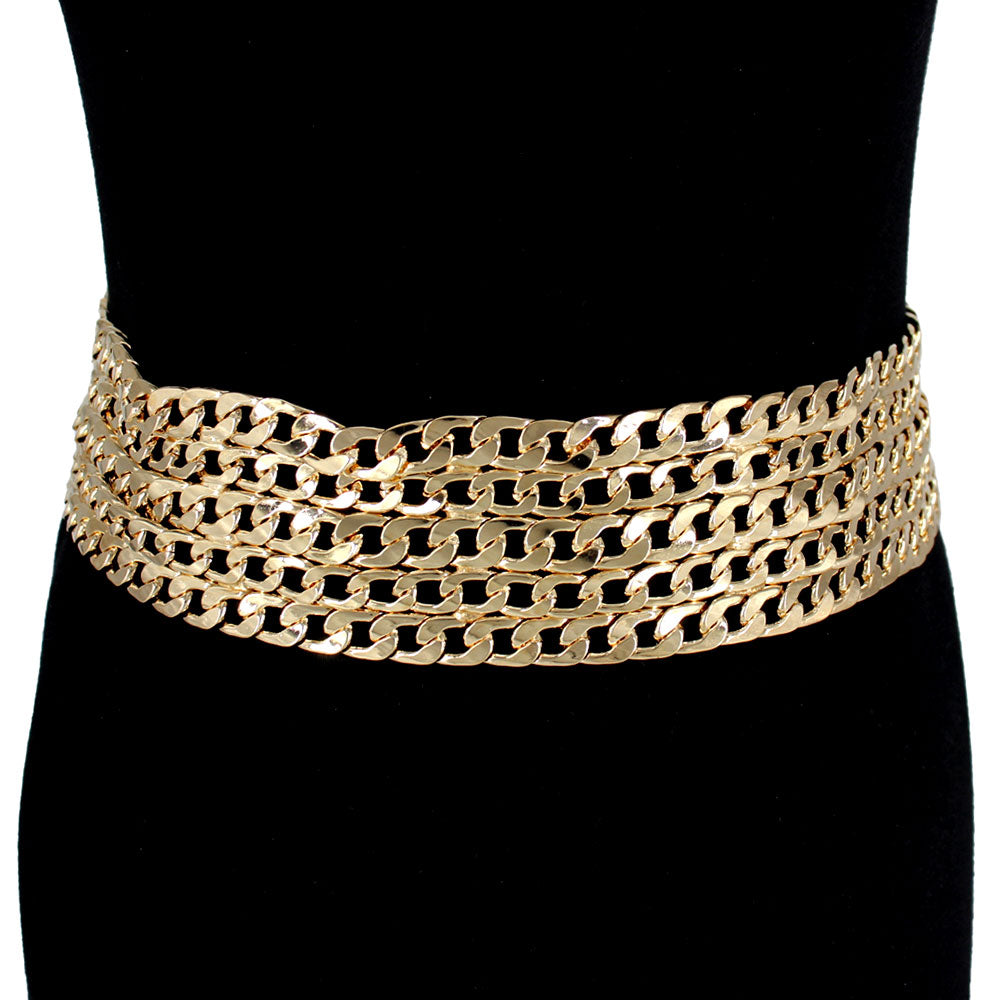 iLLASPARKZ Metal Chain Link Belt