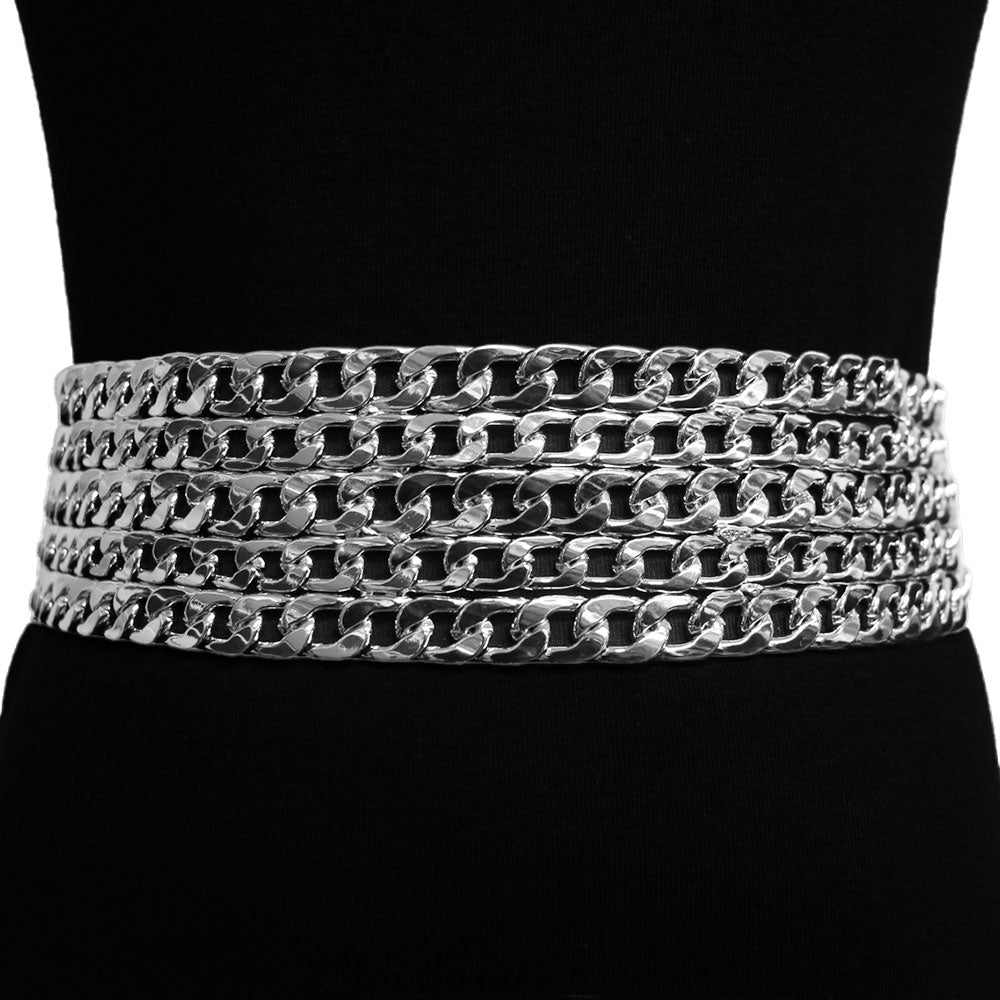 iLLASPARKZ Metal Chain Link Belt