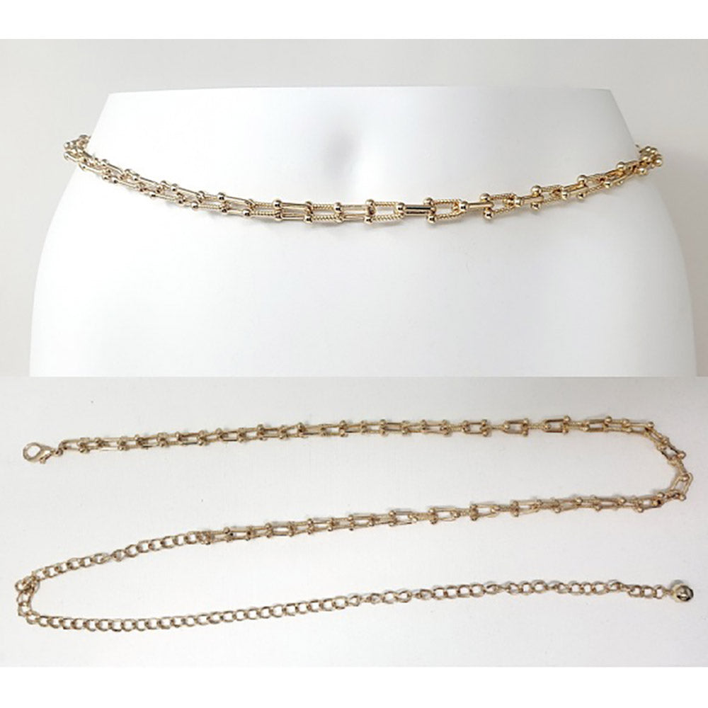 iLLASPARKZ Metal Hardware Link Chain Belt