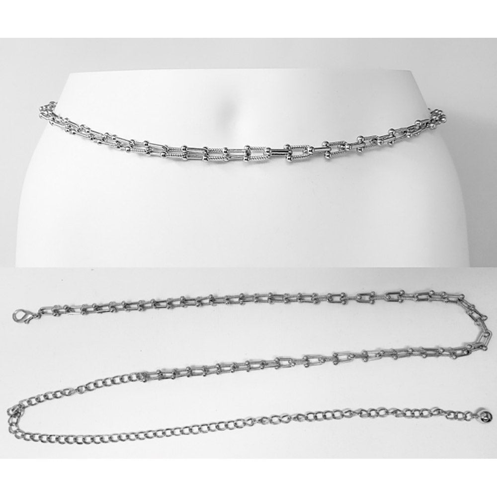 iLLASPARKZ Metal Hardware Link Chain Belt